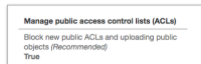 Permisos de S3 ACL